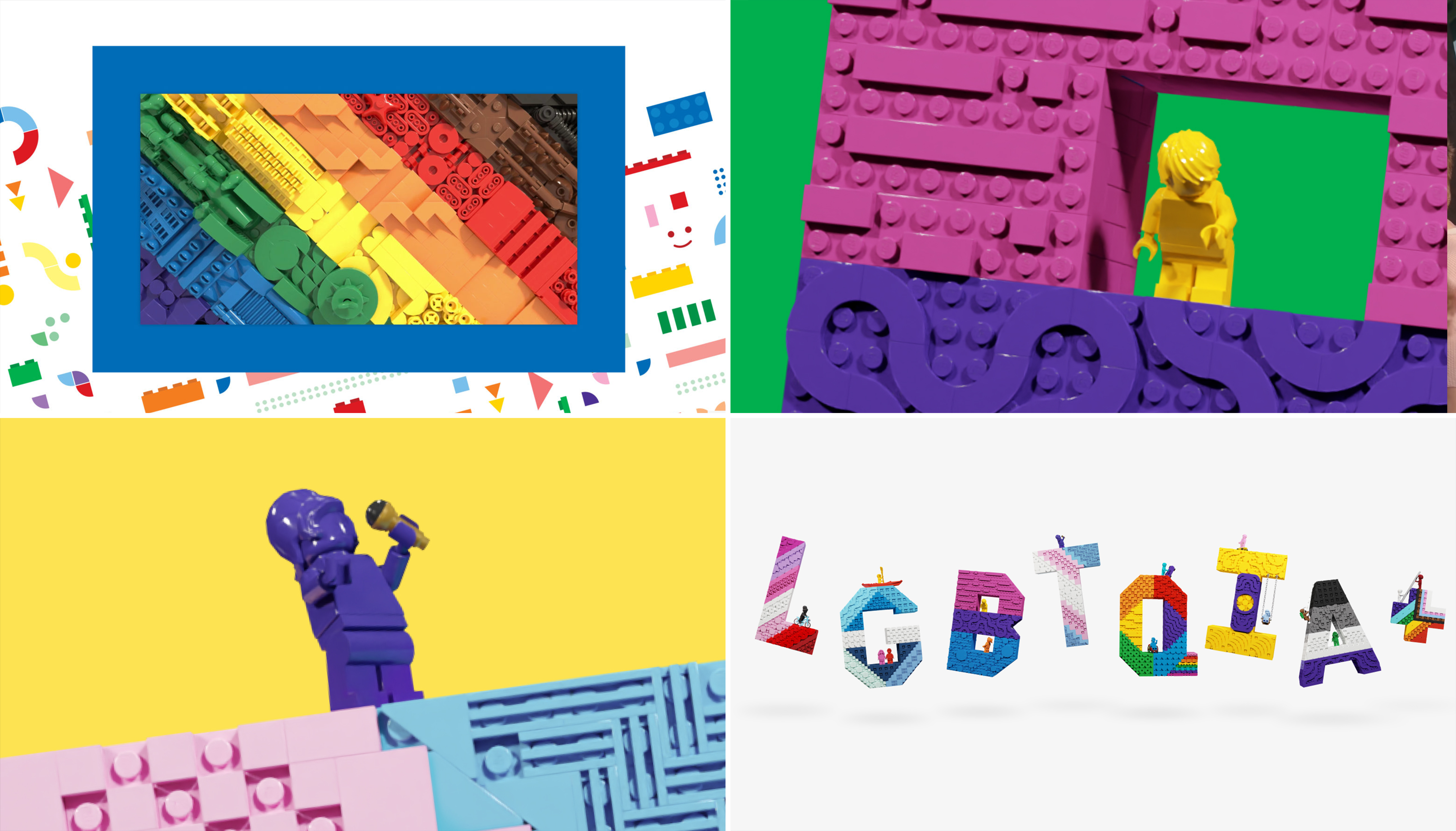 Campaign Supporting the LGBTQ+ Community from Lego
