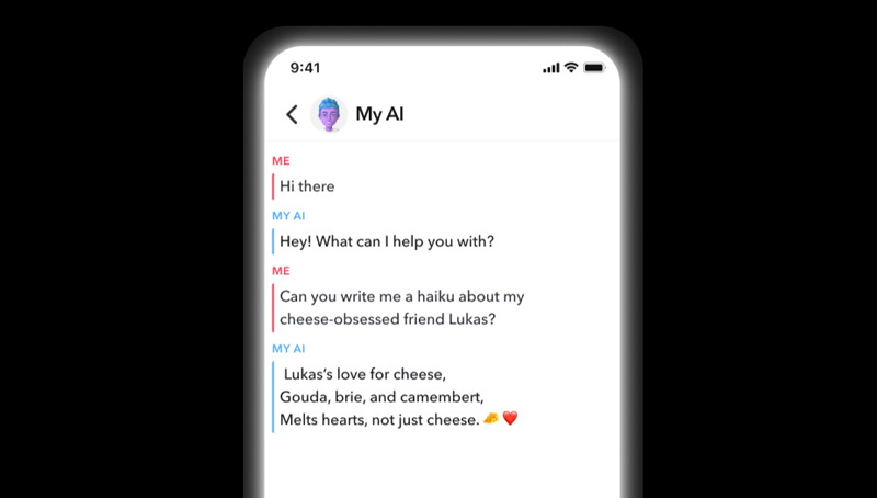 Snapchat, Snapchat+ aboneleri için yapay zeka destekli sohbet robotu "My AI"ı tanıttı.
