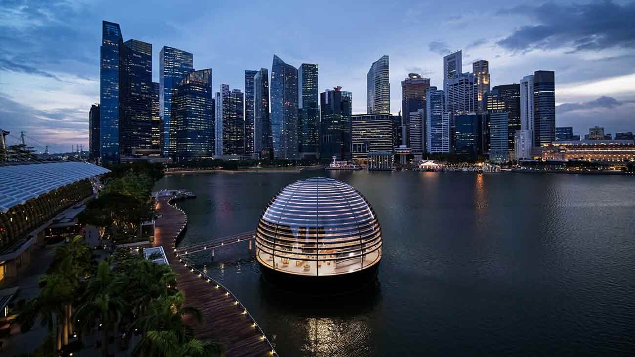 Apple Marina Bay Sands” Presented a Design Experience to the Whole World