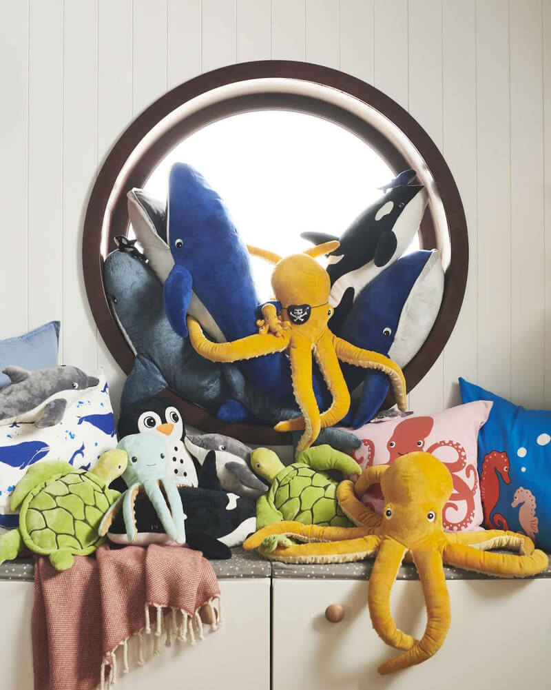 The IKEA Toy Collection Brings Back to Life Plastic Waste in the Ocean