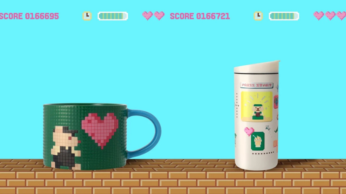 A Pixelated Time Travel From Starbucks