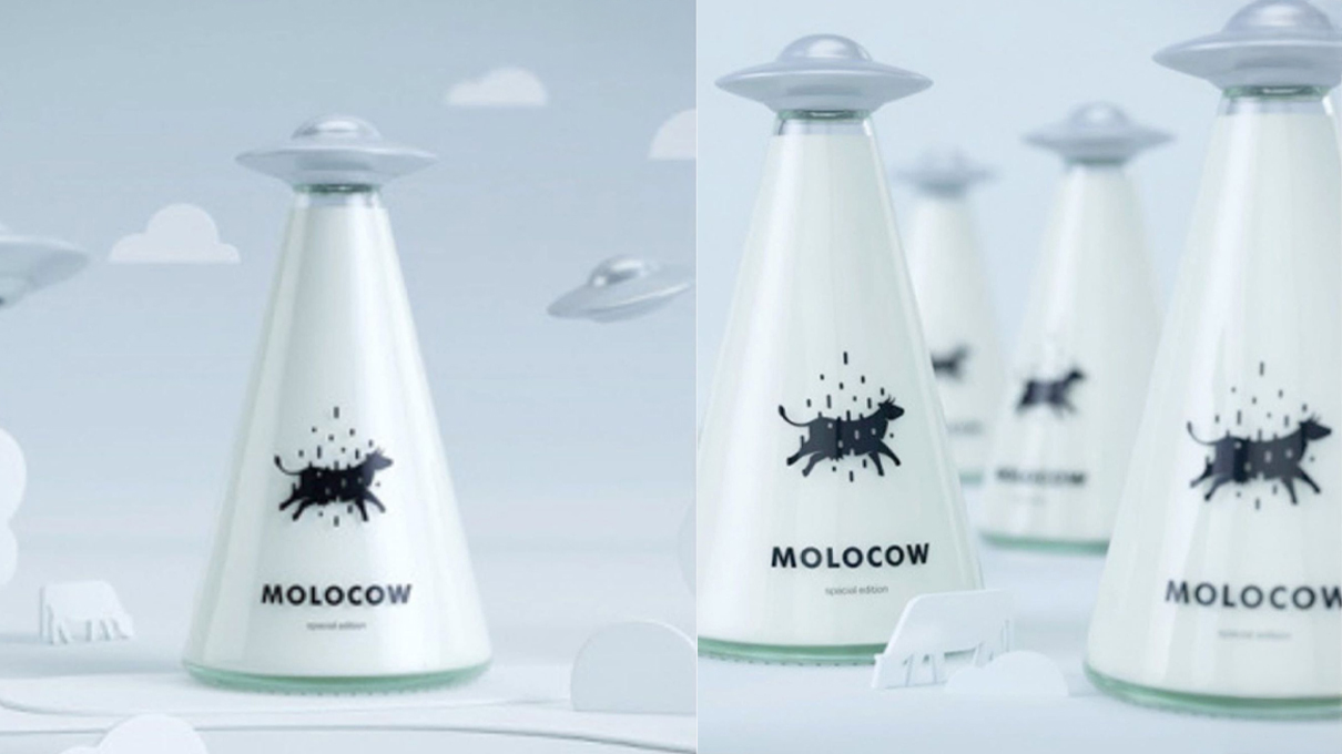 Molocow: An Alien Touch on a Milk Bottle