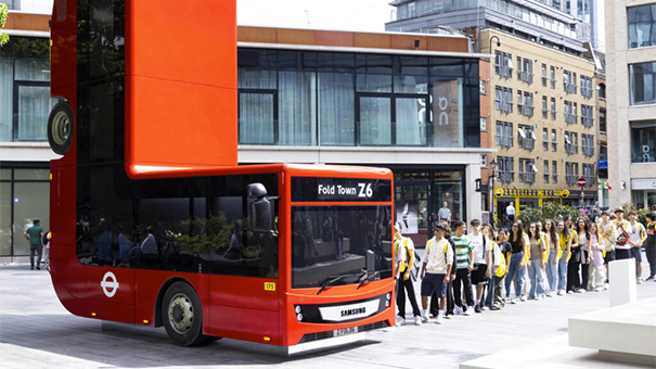 Samsung Transformed the Iconic Old Street into Fold Street!